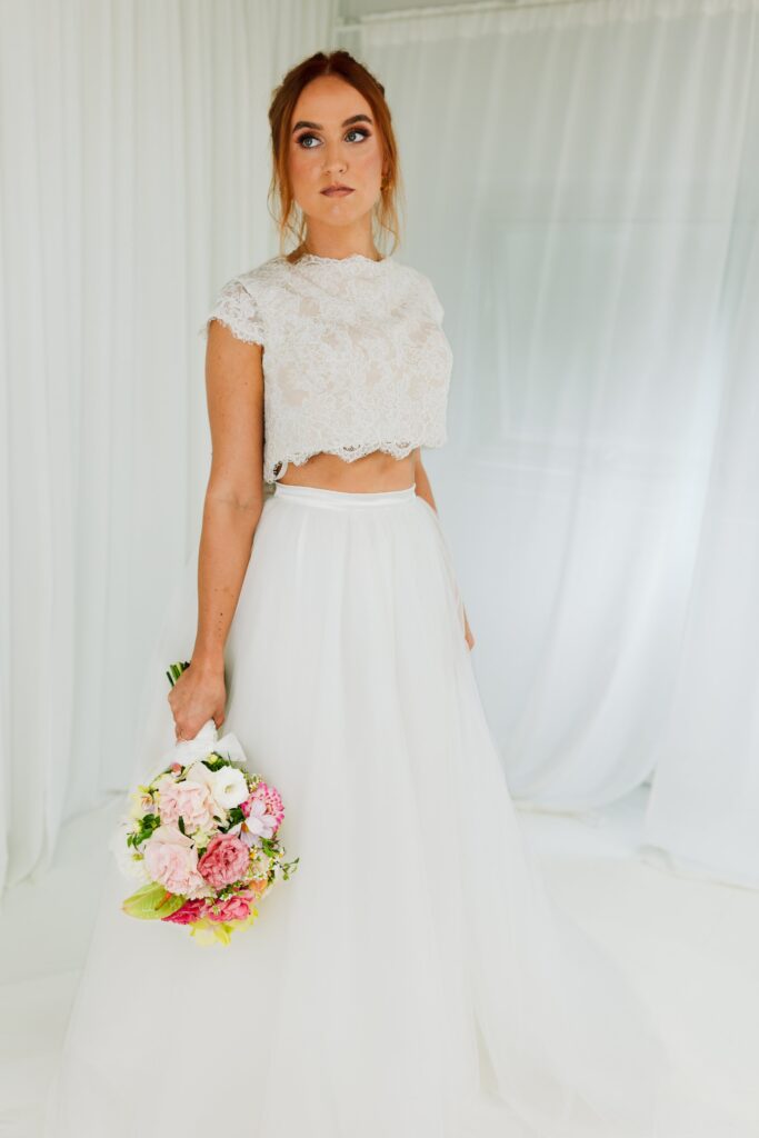 Ellie Top and Jenny Skirt - Delilah Belle Bridal